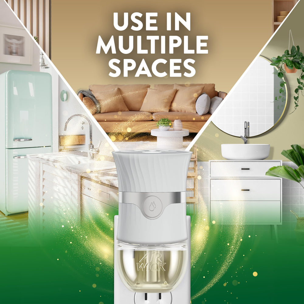 Air Wick ambient fragrance setup image highlighting room-filling aroma