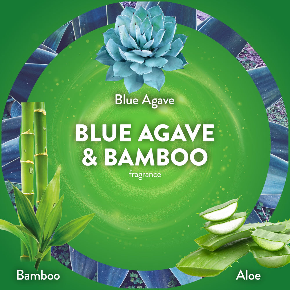 Air Wick Blue Agave & Bamboo refill in a cozy room scene