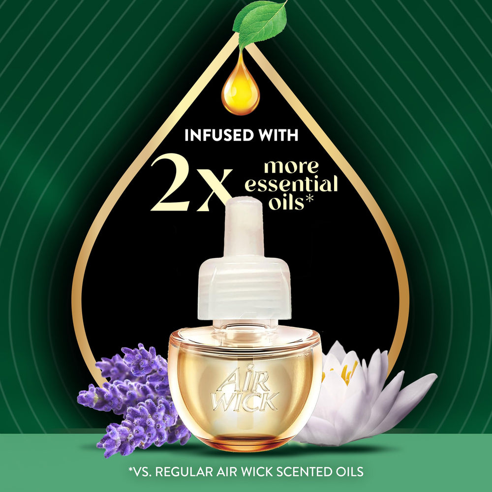 Air Wick diffuser 360-degree diffusion for full-room fragrance coverage