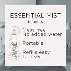 Cordless Air Wick diffuser design enabling mist diffusion across rooms