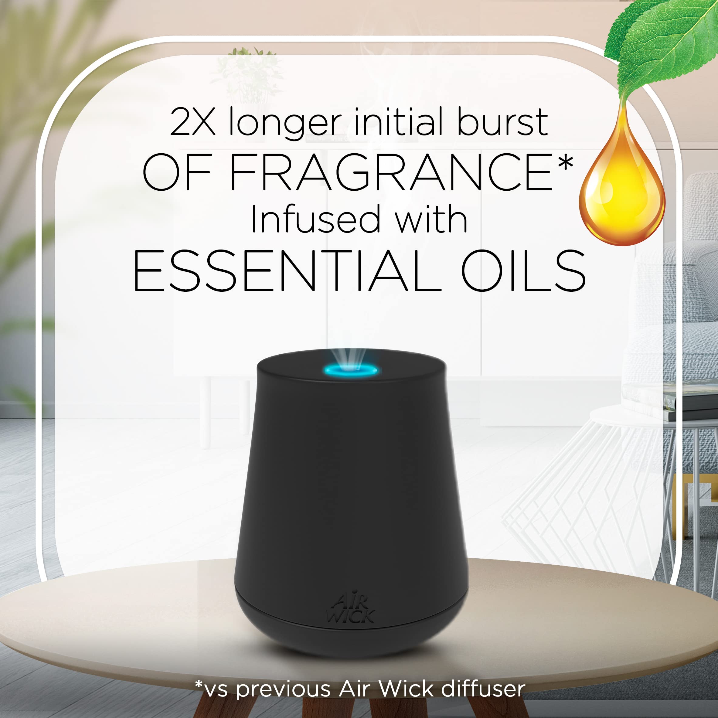 Air Wick Mandarin and Sweet Tangerine refill for bright, uplifting mornings.