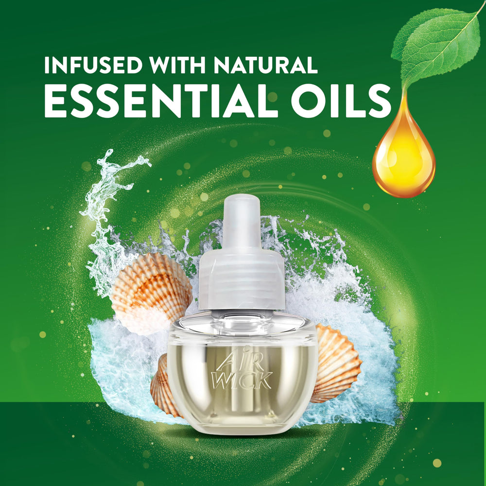 Air Wick long-lasting fragrance bottle shown for extended scent coverage