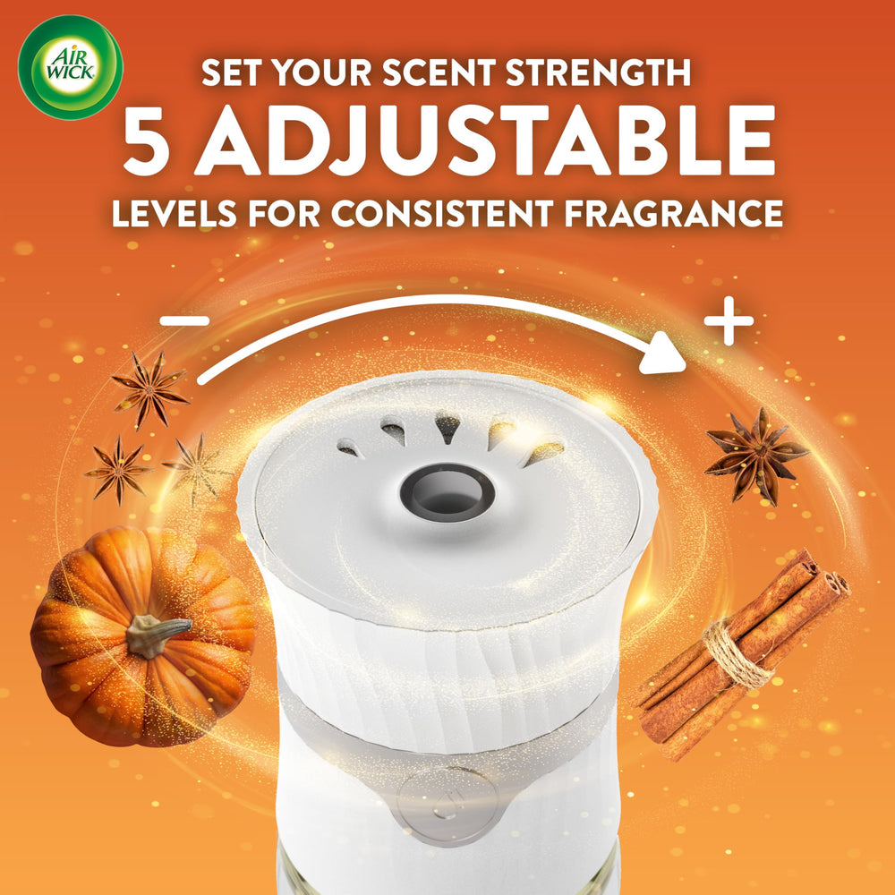 Air Wick 4-count Pumpkin Spice refills on store shelf