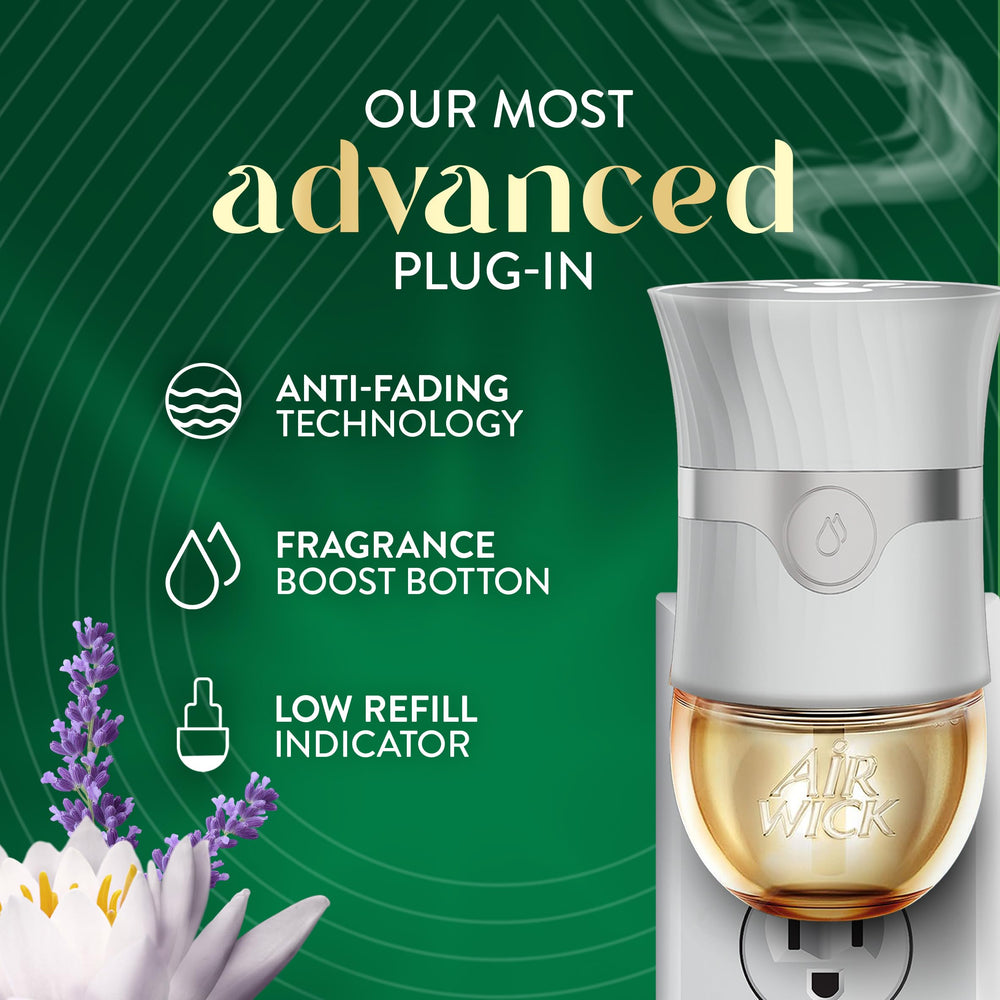 Air Wick room ambience for living room scent enhancement