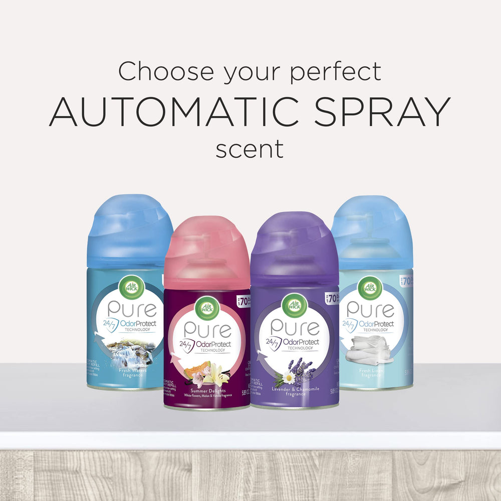 Air Wick works well in living rooms bathrooms and offices