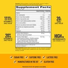 Airborne packaging highlights gluten free and sugar free formula