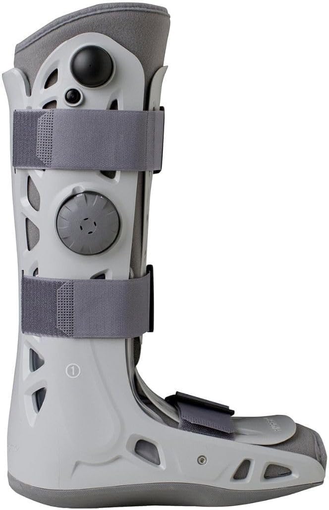 Aircast AirSelect Standard Walker brace showing skid-resistant tread for secure traction
