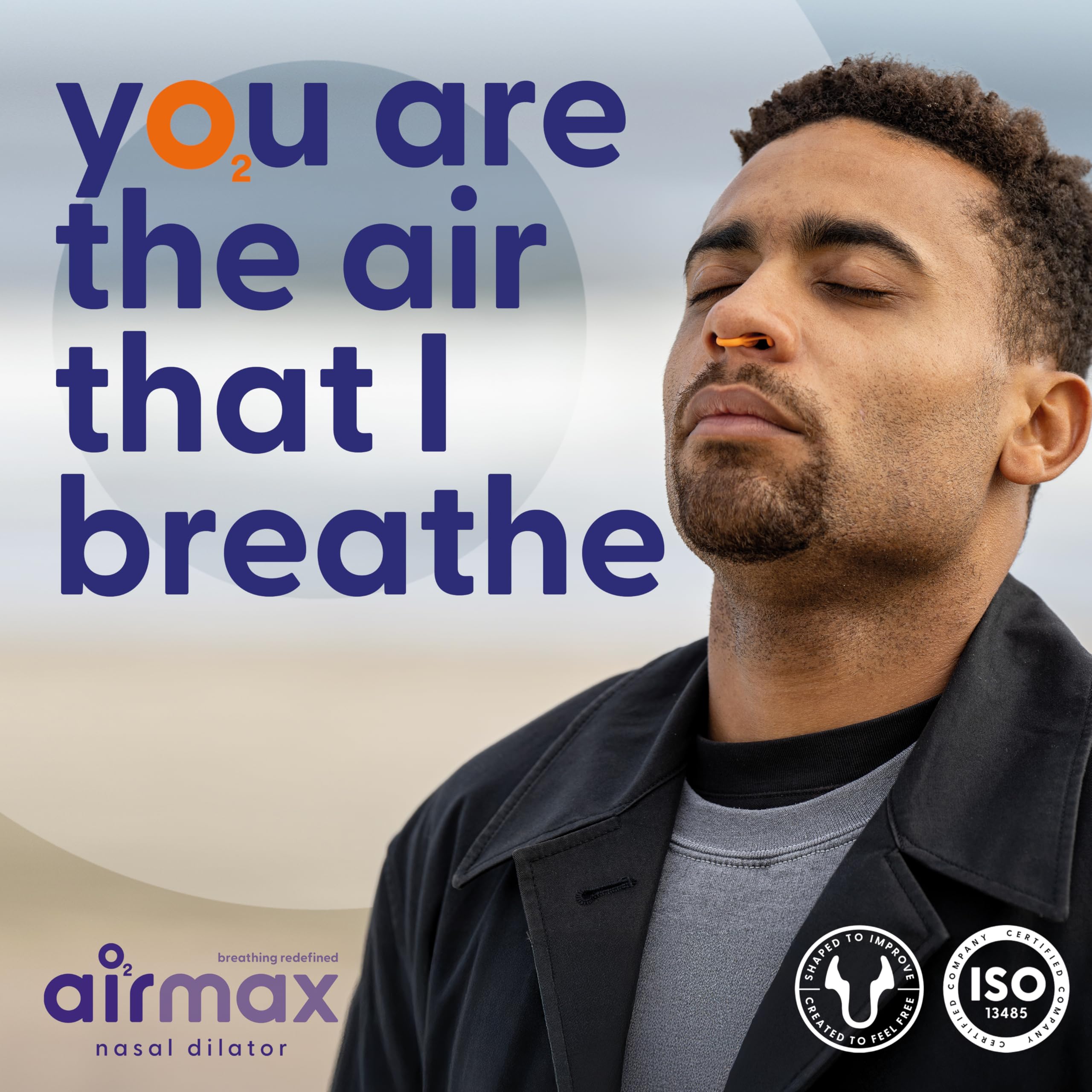 Air Max nasal dilators cleaning-ready design supports quick rinsing.