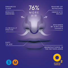 Air Max nasal dilators medium size shown for customizable fit