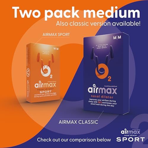 Airmax sporty packaging suggests suitability for athletes and weekend runners.