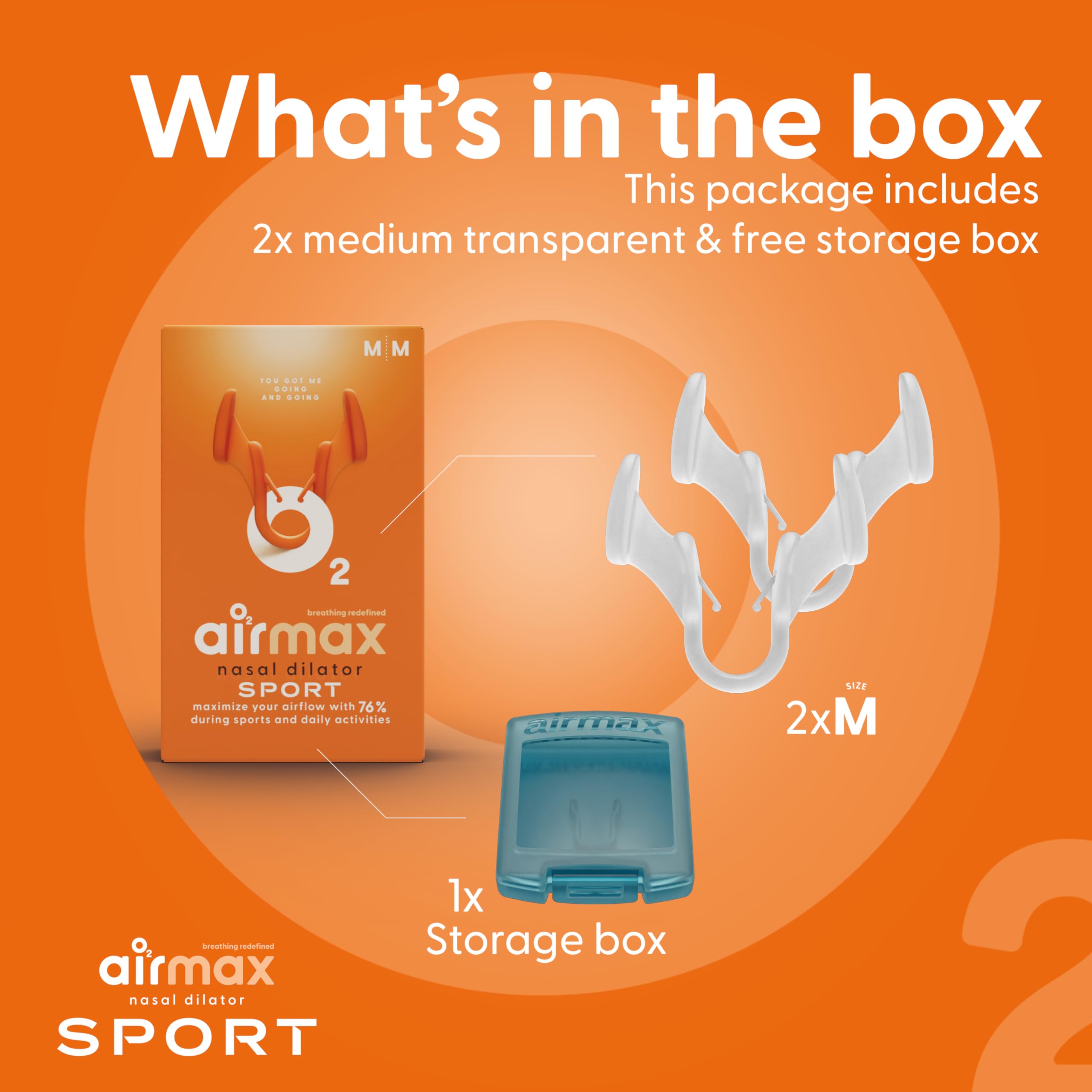 Airmax two-pack highlights compact, easy-to-clean design.