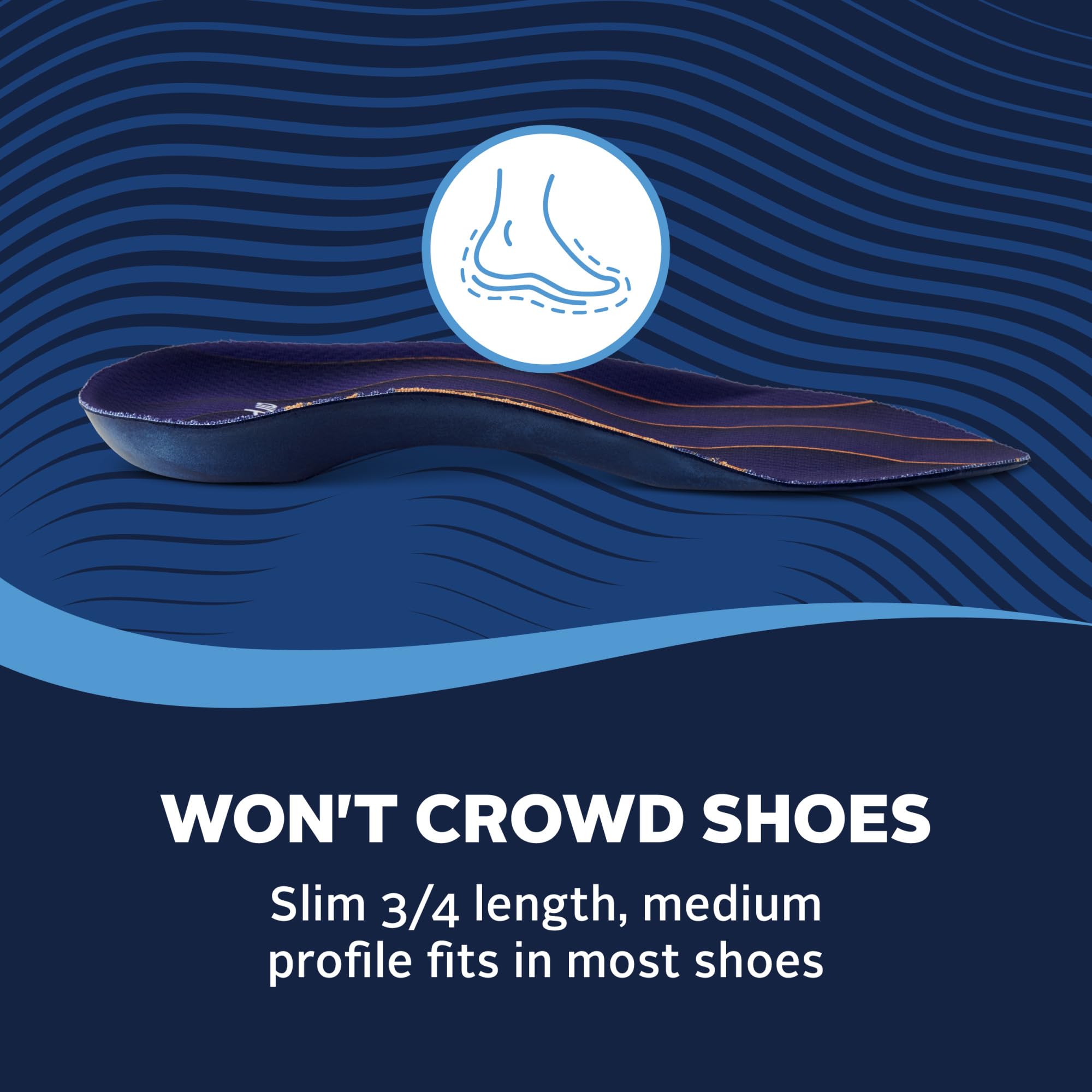 Airplus APMA-certified orthotic highlighting foot health benefits