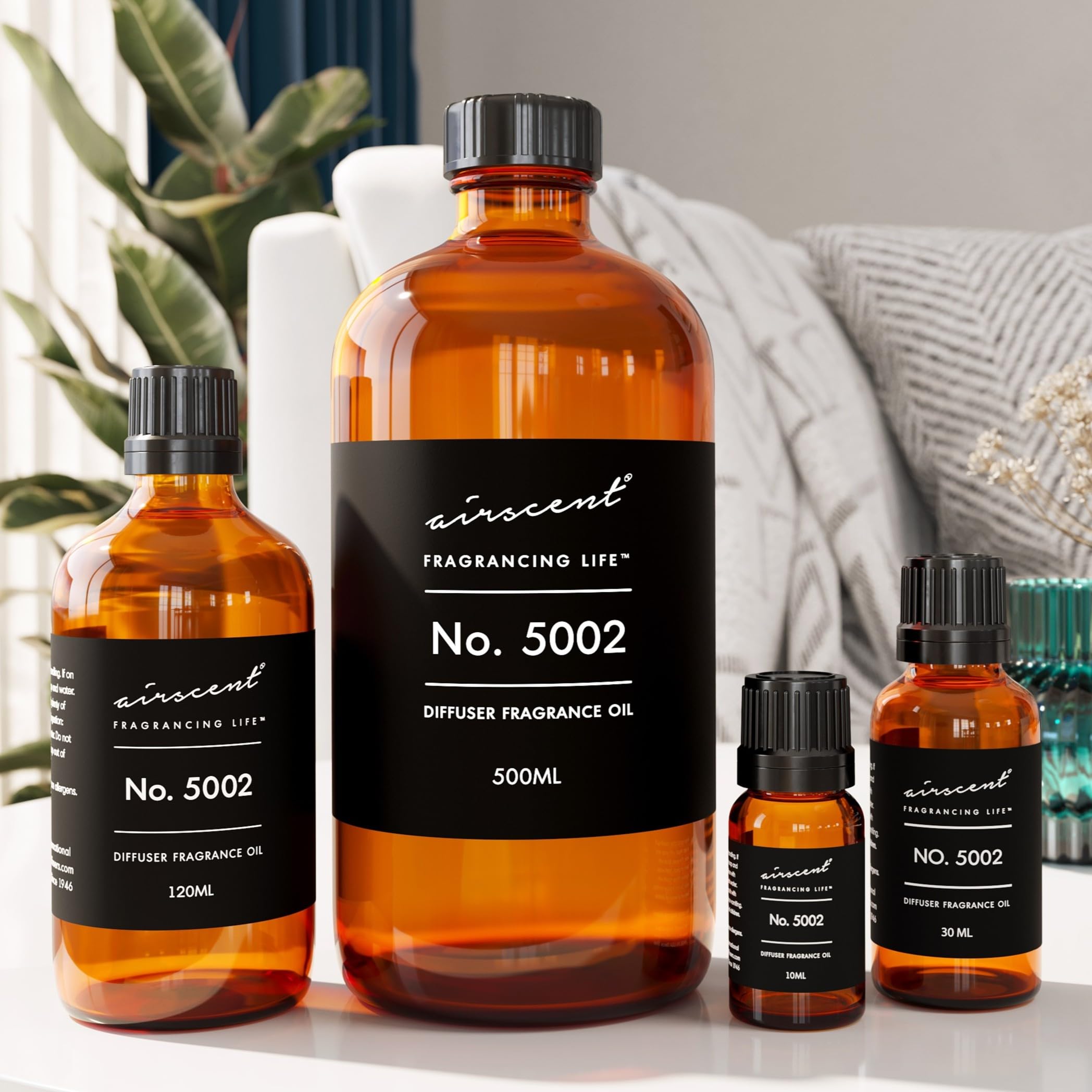 AirScent Creed Aventus diffuser oil in-room ambience with a sophisticated scent.