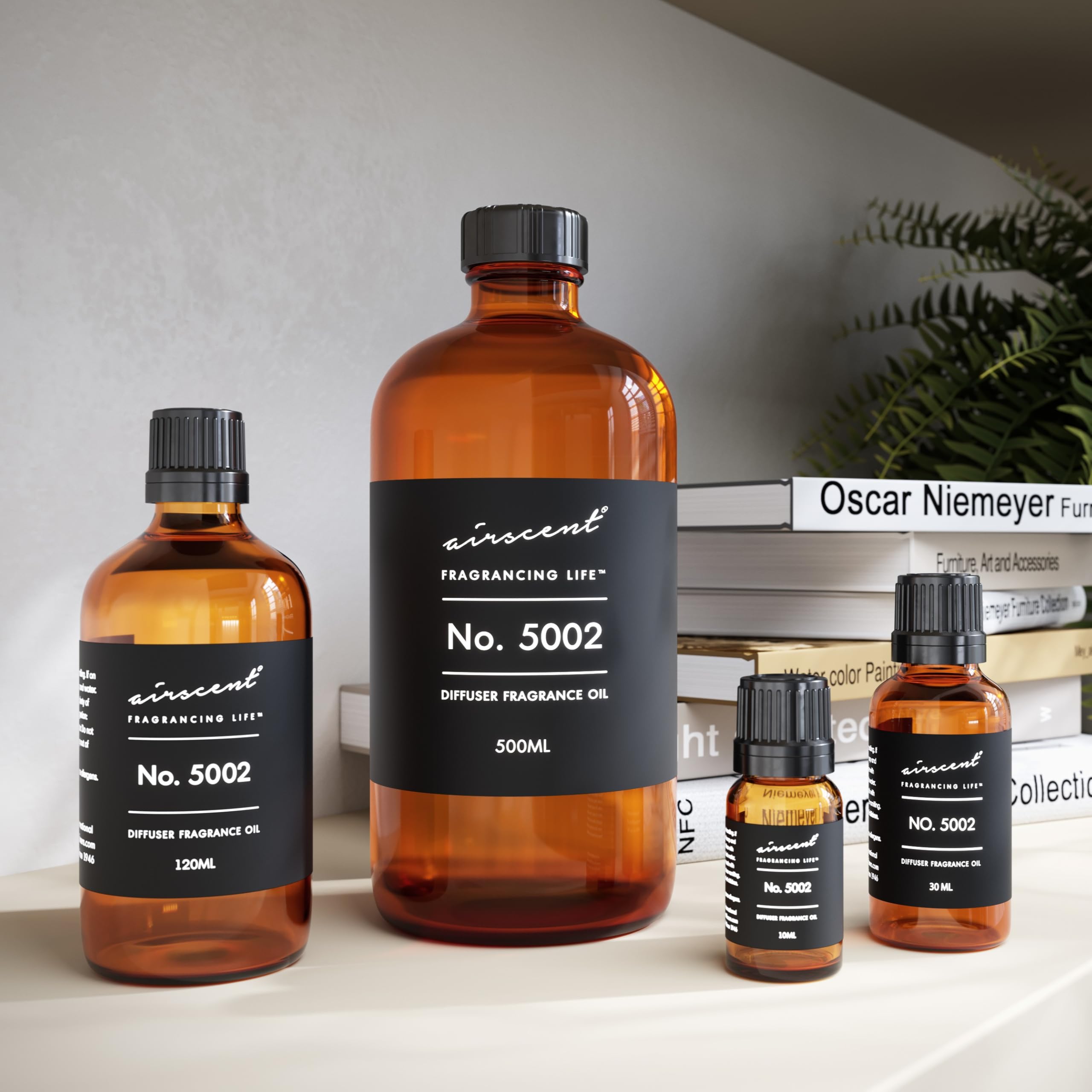 AirScent Creed Aventus diffuser oil packaging reflects premium fragrance branding.