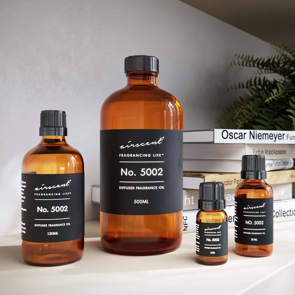 AirScent Creed Aventus diffuser oil packaging reflects premium fragrance branding.