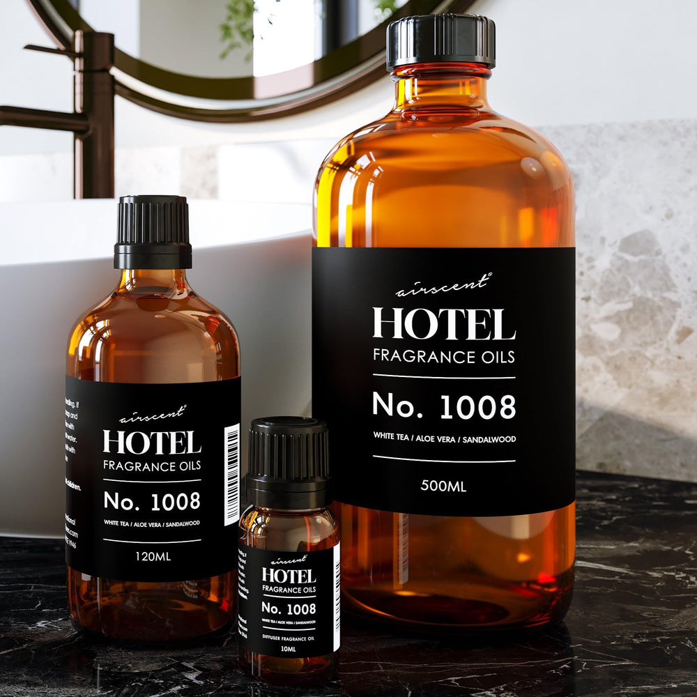 Air-Scent Hotel Diffuser Oil No. 1008 nighttime routine with soothing aroma
