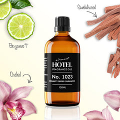 Air-Scent luxury-room ambience shot hints at hotel-caliber atmosphere