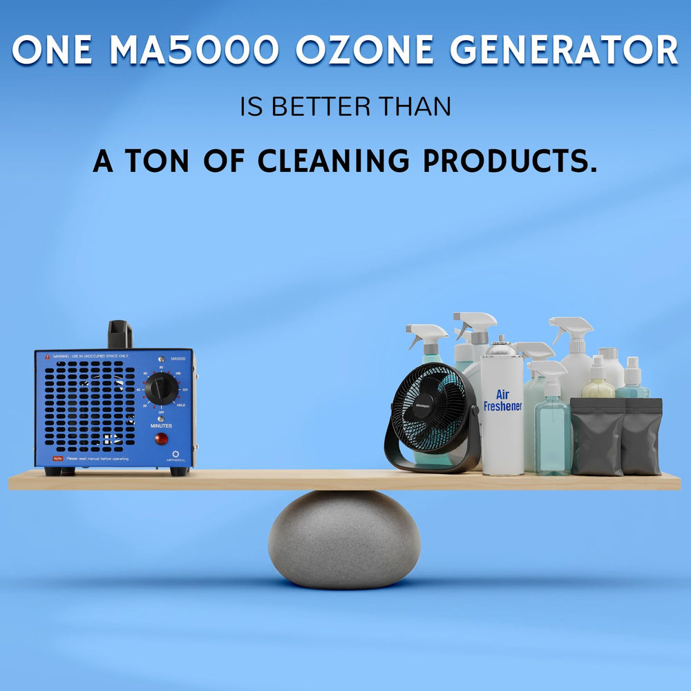Airthereal MA5000 compact design is suitable for bathrooms and small rooms.