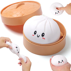 AiSiXin dumpling stress ball with outer cage for tactile relief.