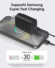 AISNI 2-pack with 25W USB-C chargers and cables for on-the-go charging