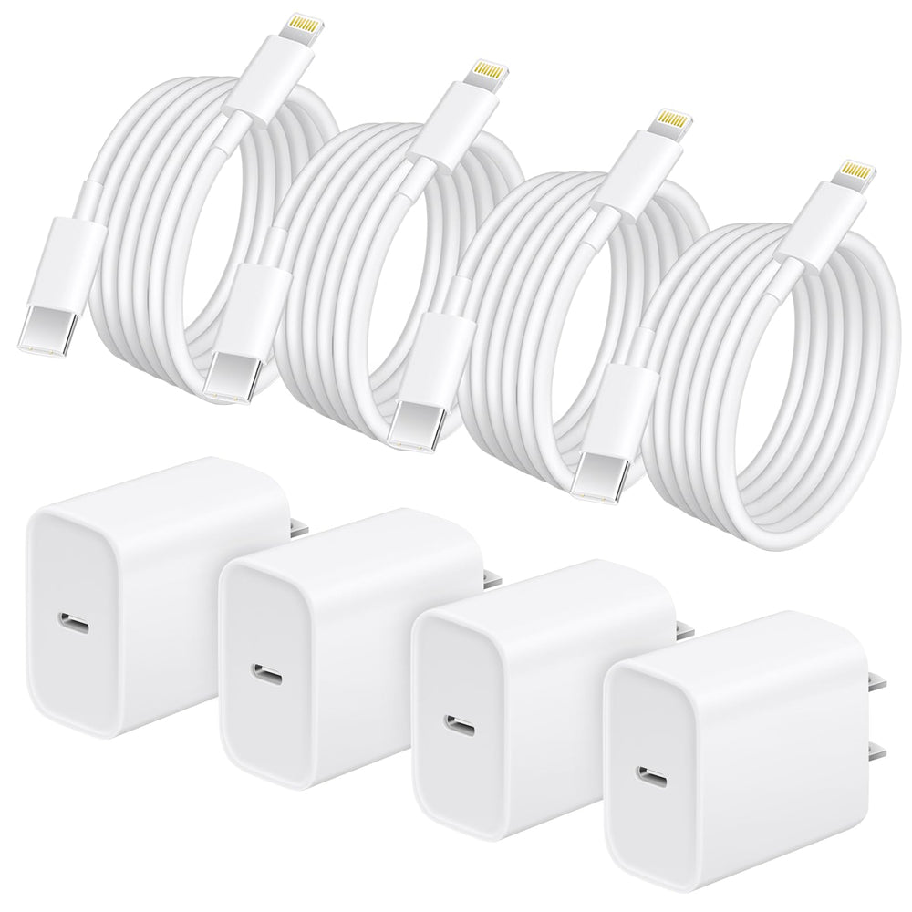 AISNI 4-pack 6ft USB-C fast charger cables enhance on-the-go charging.
