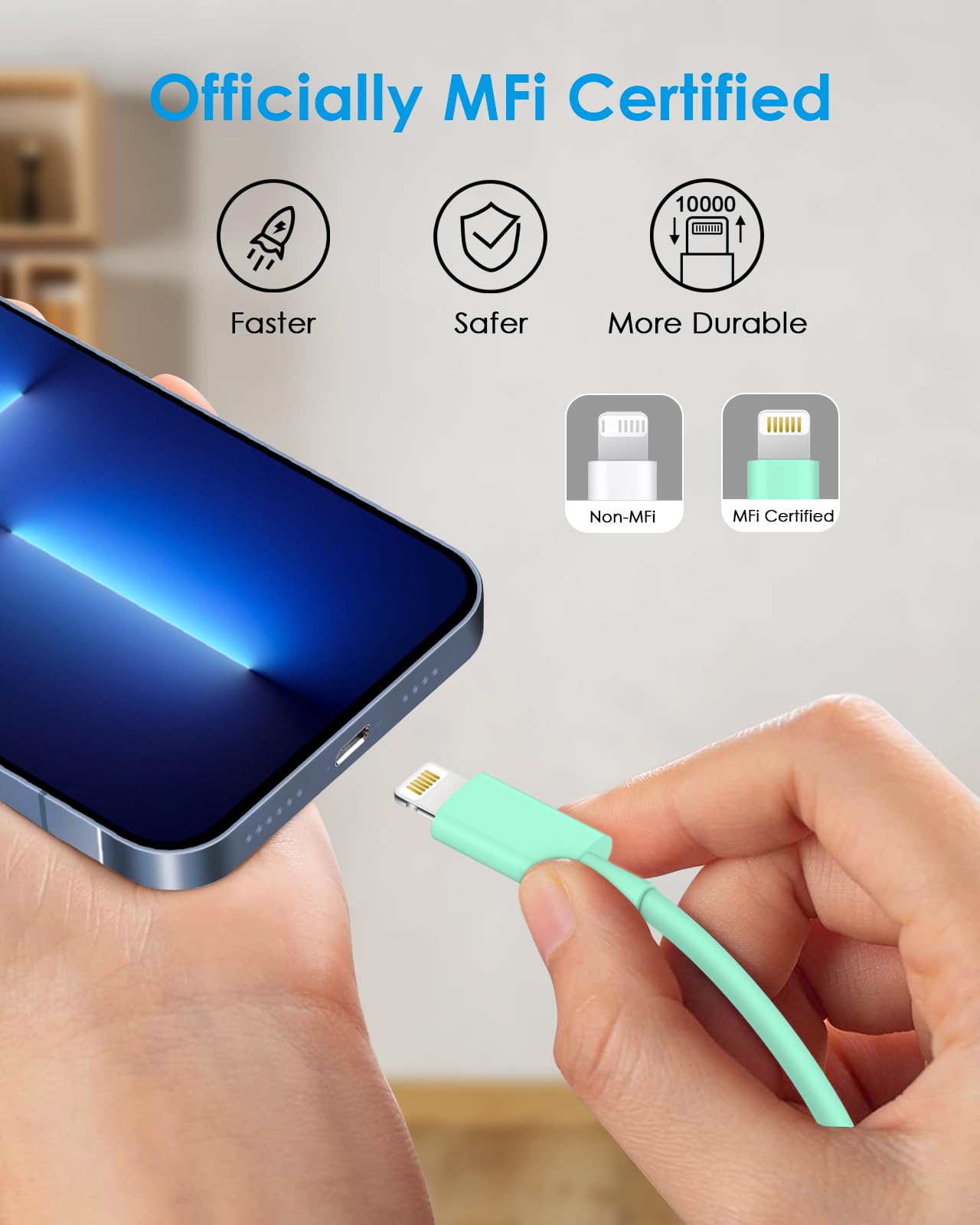 AISNI two-pack green chargers ready for use