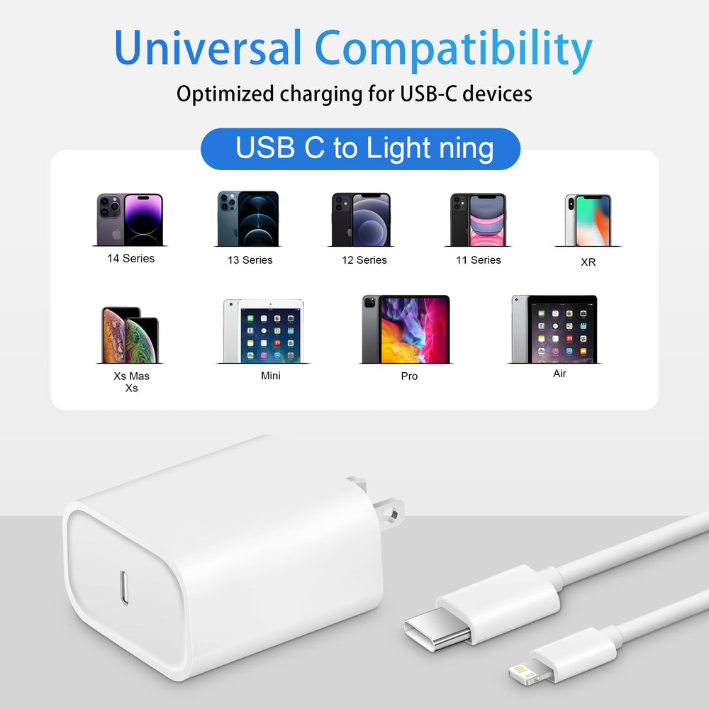 AISNI travel-ready charger set fits in a bag or briefcase