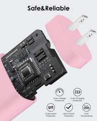 AISNI 2-pack with 6.6 ft USB-C cables for versatility