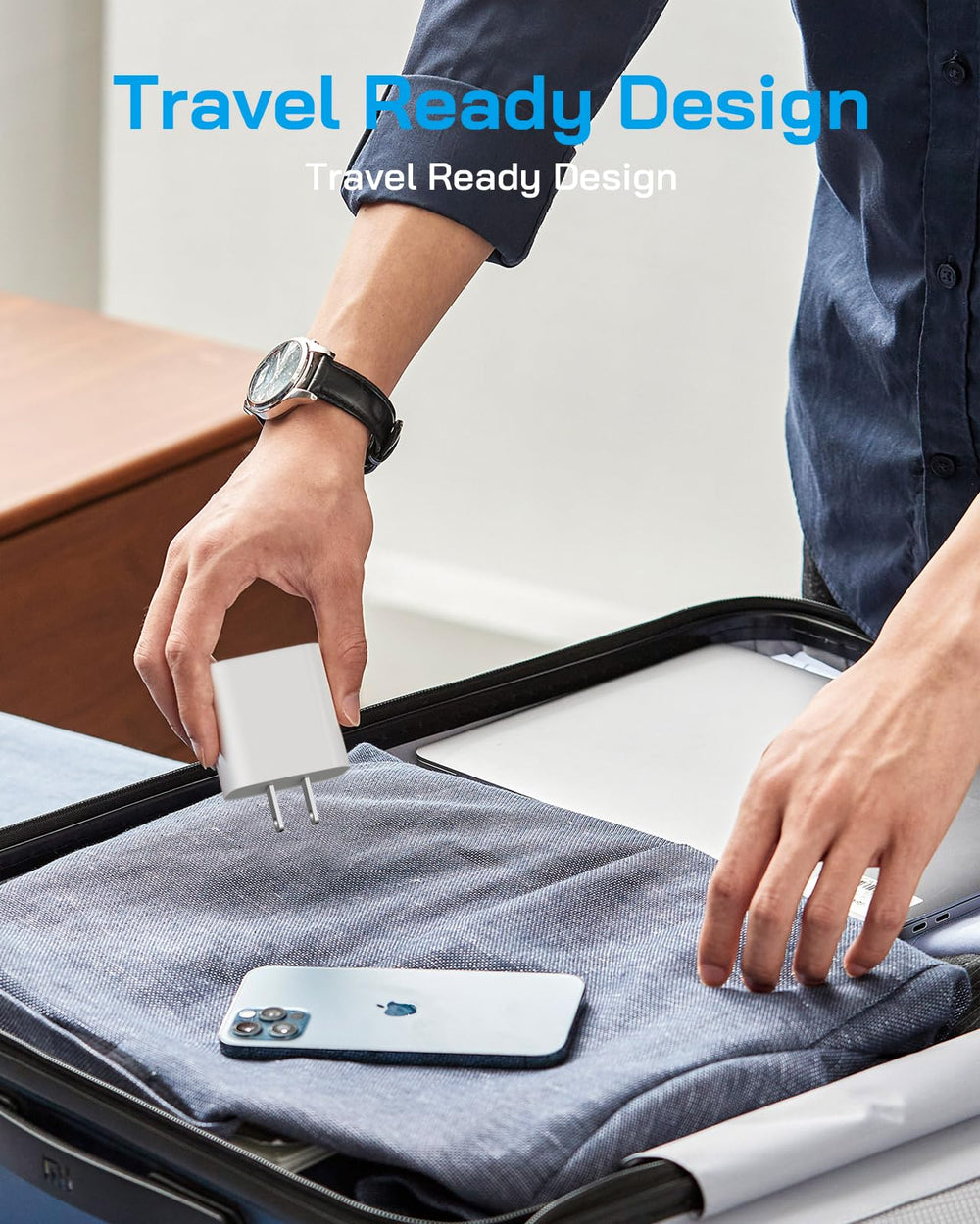 AISNI wide compatibility covers iPhone, iPad, and AirPods.