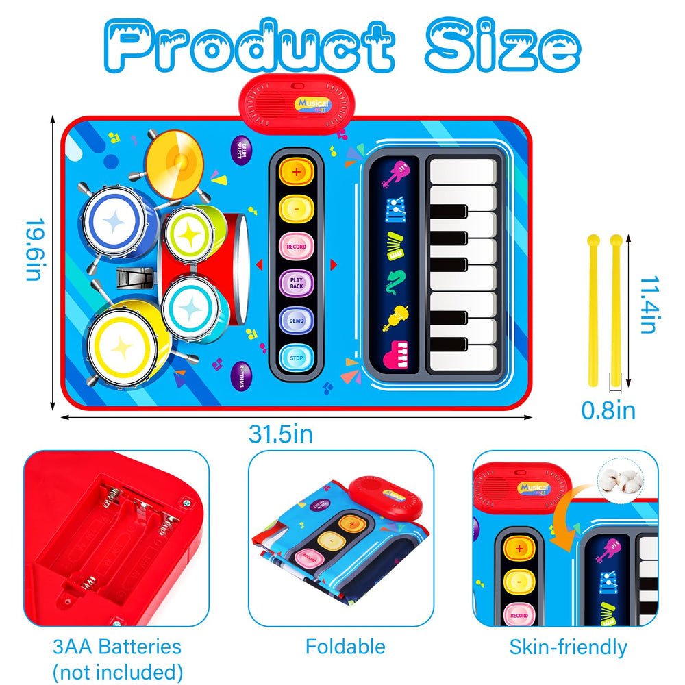 Aitbay foldable play mat for easy storage after fun sessions