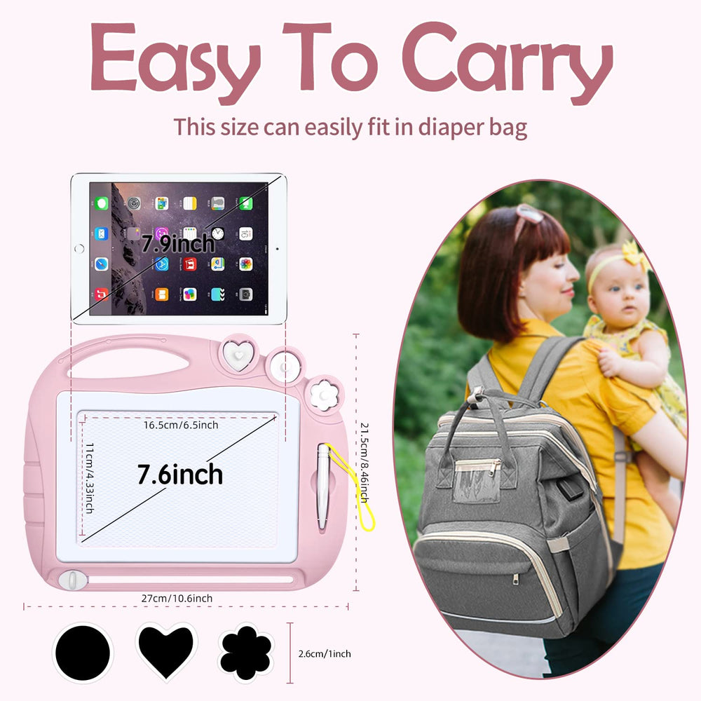 AiTuiTui magnetic drawing board uses non-toxic material for worry-free play