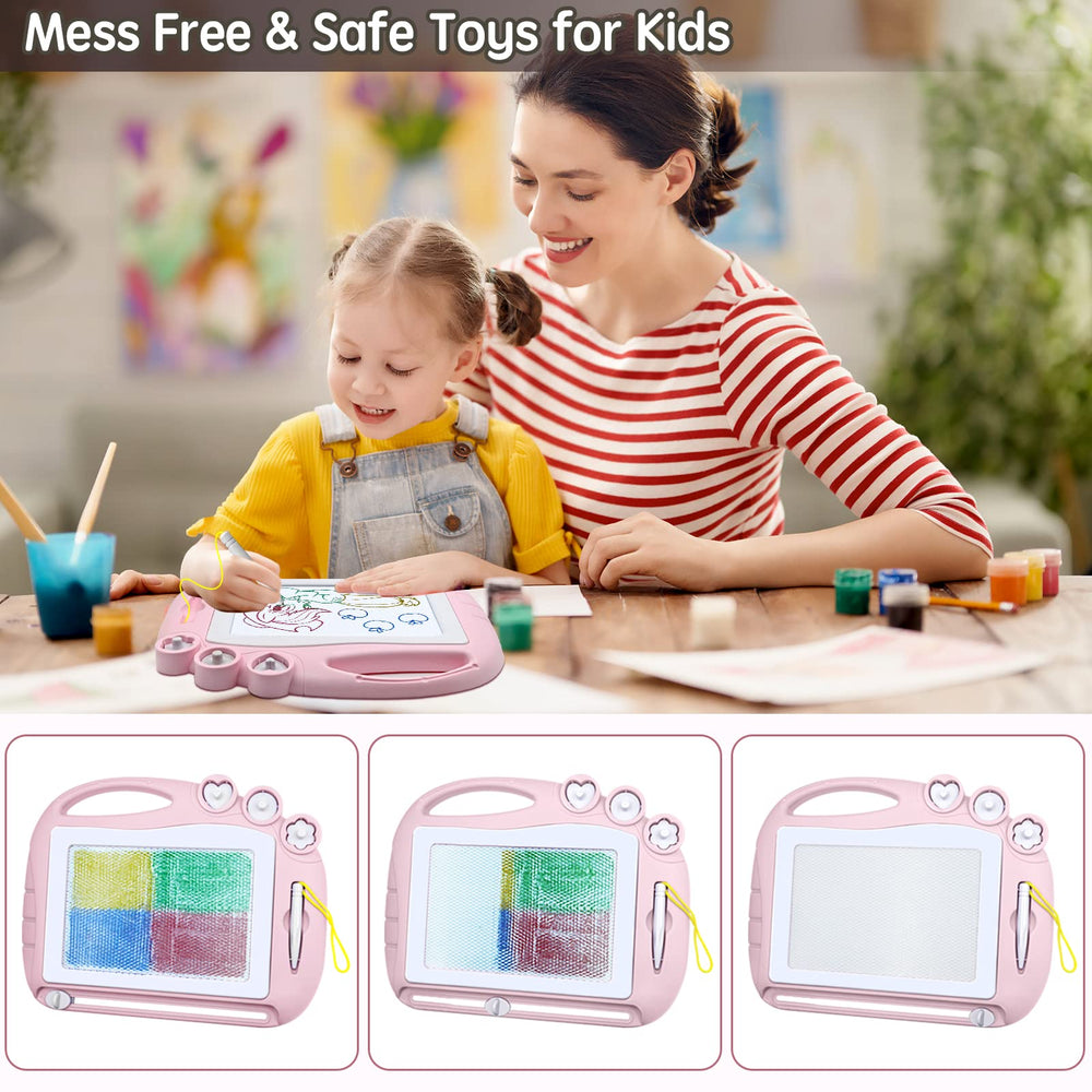 AiTuiTui magnetic drawing board ideal for travel, lightweight and easy to carry