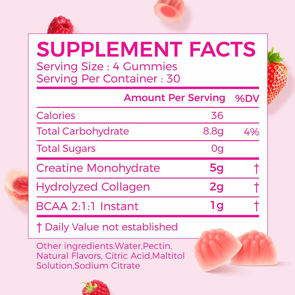 AiVital Berry flavor gummy close-up highlighting real berry taste for workouts.
