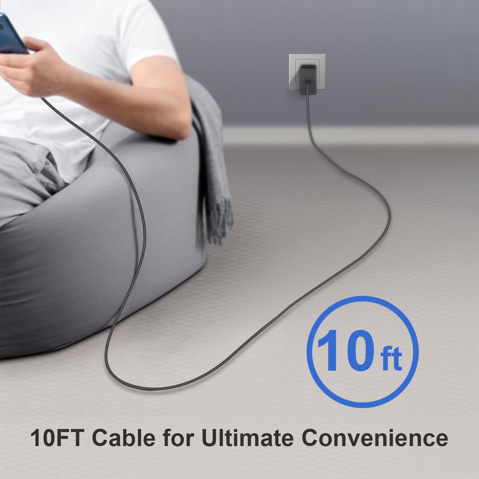 Aixubojch bundle in the box includes two chargers and cables