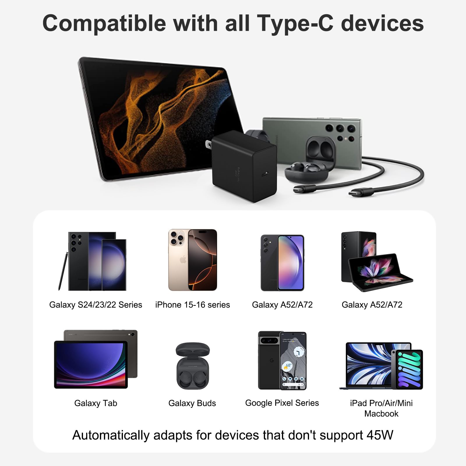 Aixubojch safety-certified charger blocks protect your devices