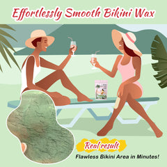 Ajoura Aloe Hard Wax Beads for bikini area waxing with gentle aloe