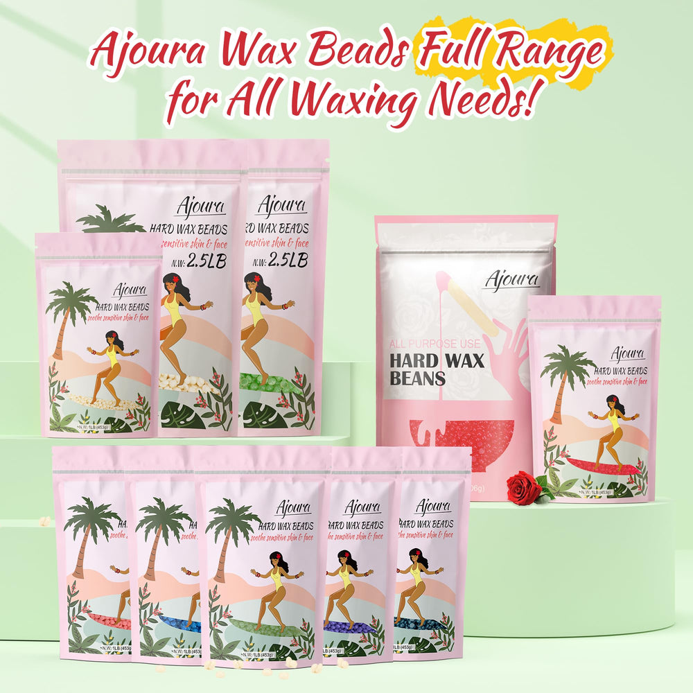 Ajoura Aloe Hard Wax Beads suitable for full-body use