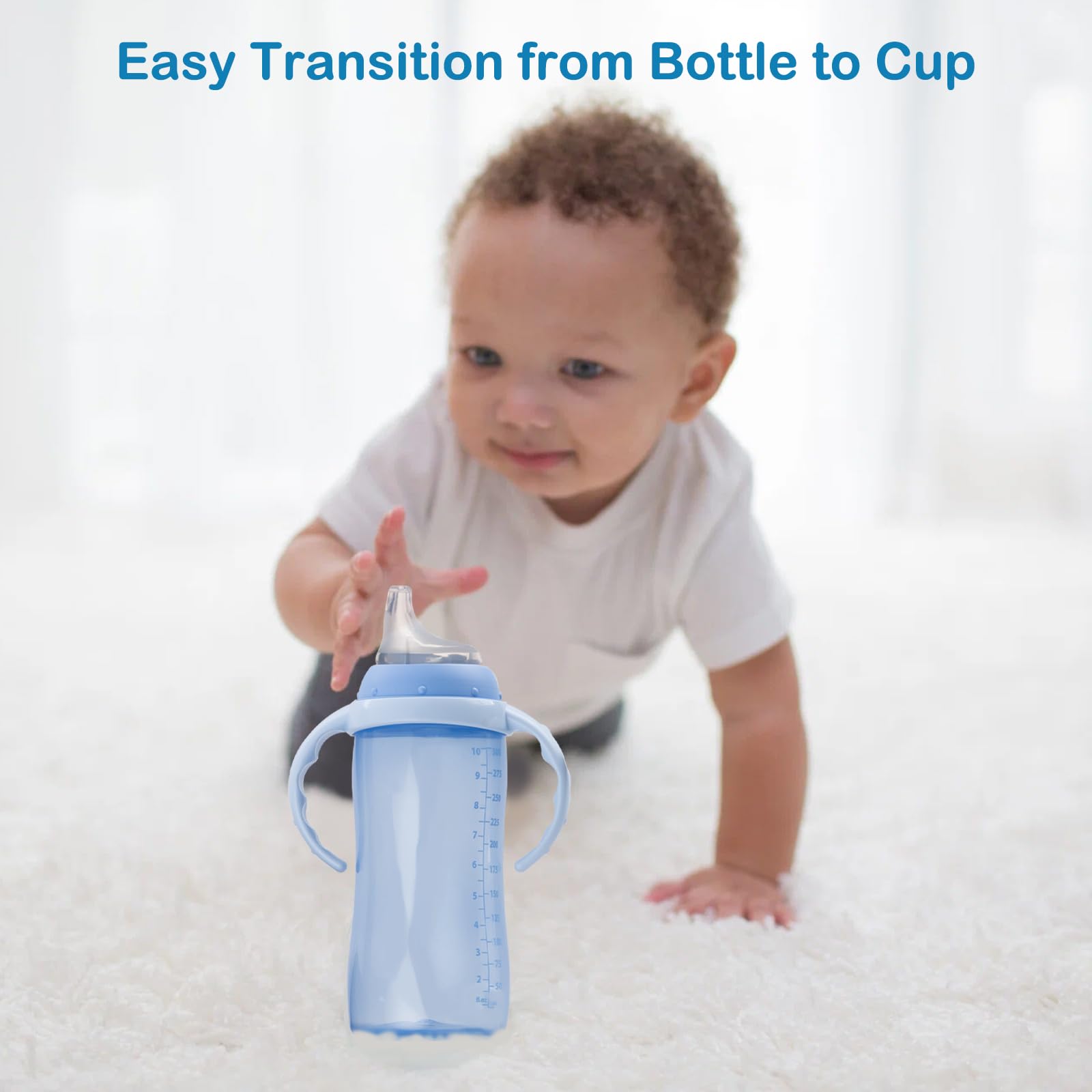 Ajrwiiy cross-cut design supports mess-free use with NUK cups