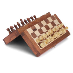 Ajuny handmade chess pieces showcasing craftsmanship and artistic detail.