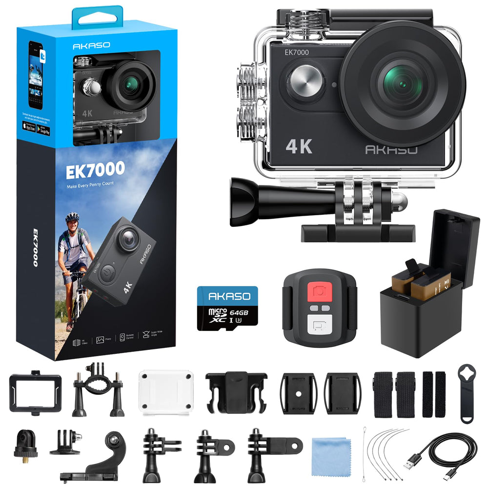 AKASO EK7000 4K video shot for smooth action footage