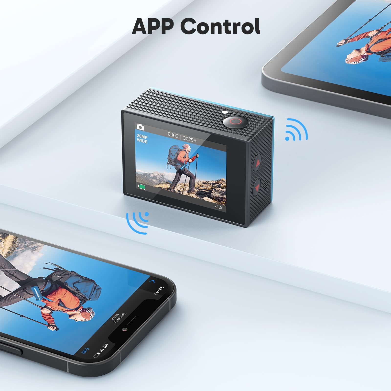 AKASO EK7000 20MP photos deliver sharp stills in tough environments.