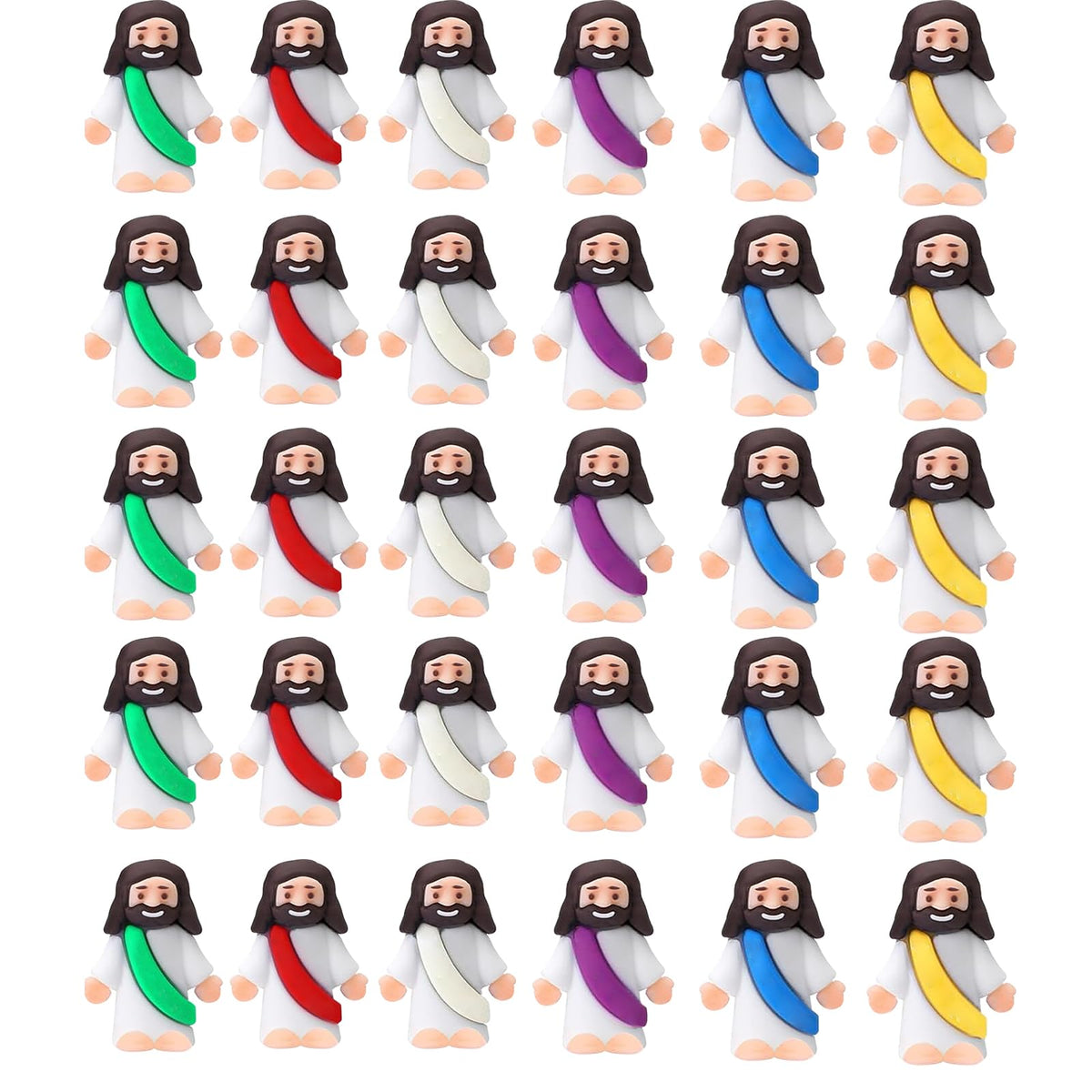 AKFAHOIF mini Jesus figures set for Easter decor and playful display
