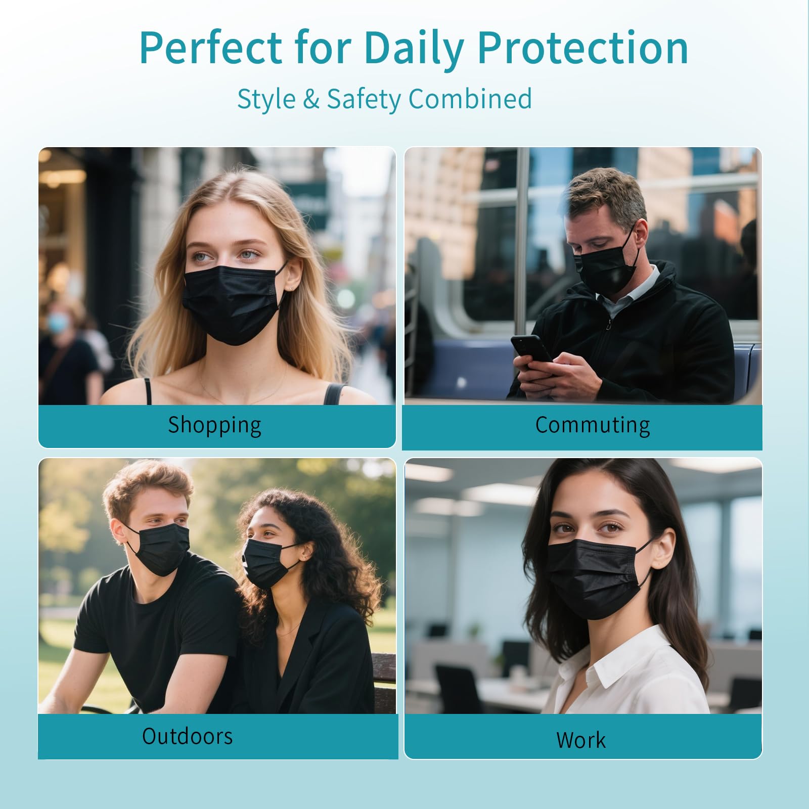 akgk disposable masks material closeup highlighting breathable non-woven fabric