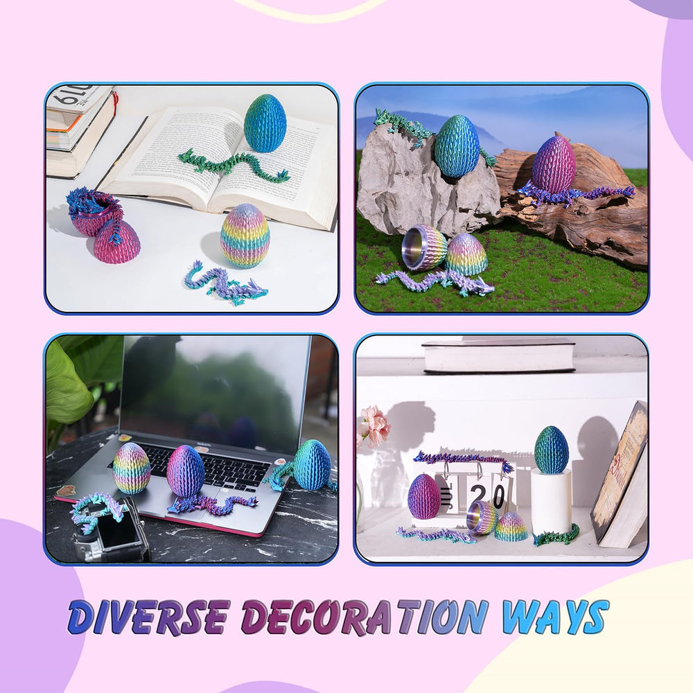 AKIDA close-up glossy dragon egg shows detailed scales and wings.