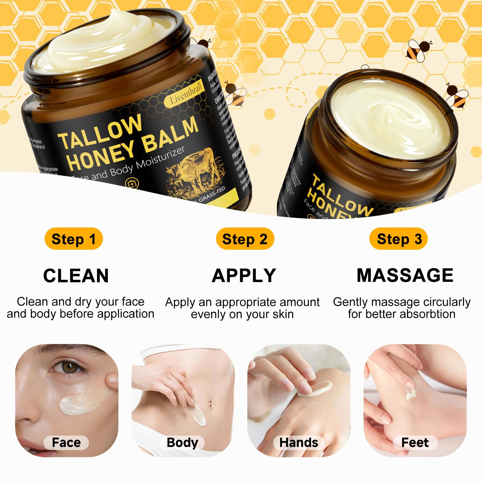AKIICHI face and body moisturizer for daily use