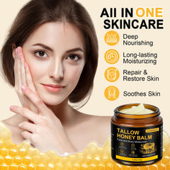 Whipped texture close-up of AKIICHI balm for smooth absorption
