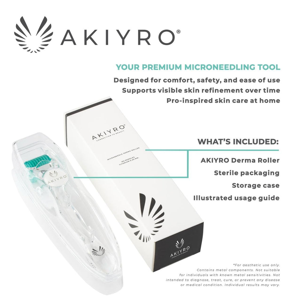 AKIYRO Derma Roller body use for smooth skin on larger areas