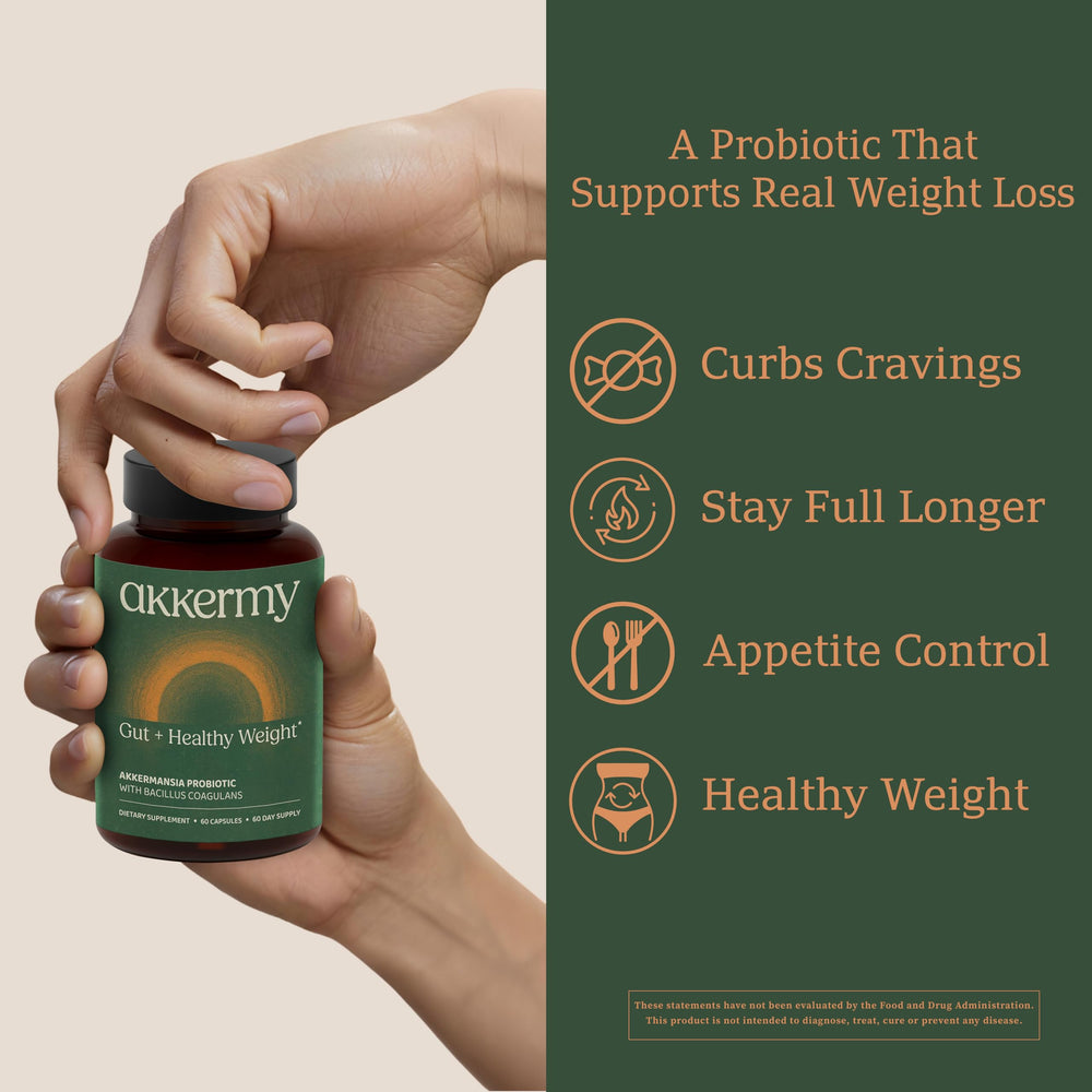 Akkermy in-use daily routine image showing a convenient take-anytime habit for cravings awareness.
