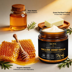 AKOFIC applying balm to face demonstrates easy massage and non-greasy absorption