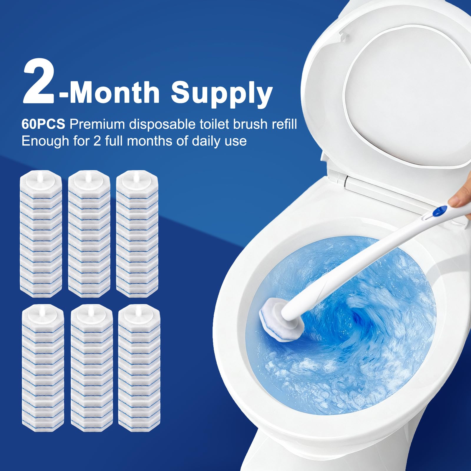 Akopryc 60-day supply helps keep your bathroom stocked.